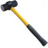 Amtech Fibreglass Sledge Club Lump Hammer With Rubbergrip Handle Red and Black 4Lb 1.8Kg A2125