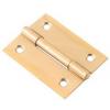 38mm Brass Plated Steel Butt Hinges and Screws 2Pk 30690