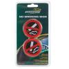 Brookstone No Smoking Rubber Sign Red and Black 2Pk 330010