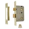 Era Locks Brass Finish Bathroom Sashlock with Two Keys and Fixing 63mm 2.5-Inch 243-32