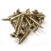 Securit Countersunk Woodscrews Brass Plated 5mm x 30mm Pack Of 2 S8194