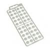 Plasplugs Screw Caps White 40Pk WCA517