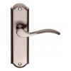 EuroLink Hardware Seville Latch Satin Black And Nickel Polished 11-1143SBN