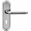 Euro Hardware Chateau Lever Lock Zinc-Plated 11-7521CP/MC