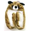 Kids Long Plush Dog Hat Assorted 6879