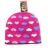 Kids Beanie With Hearts Hat Assorted 6992