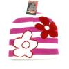 Kids Beanie With Flowers Hat Assorted 6985