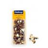 Challenge 10mm Solid Head Brassed Drawing Pins - 100 x 12 Packs