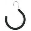 Essential Living Foam Metal Belt Hanger Black and Grey D01007/E