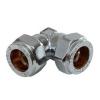 Oracstar Compression Elbow Fitting Chrome Finish 15mm PFC03