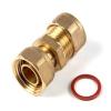 Oracstar Heavy Duty Brass Compression Straight Tap Connector 15 x 1.5-Inch PF15