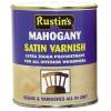 Rustins Quick Dry Varnish Satin Mohagany 250ml VSMA250 | Low Odour | Long-lasting Protection to All Interior Wood