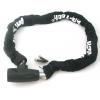 Am-Tech Heavy Duty Chain Lock with Nylon Sleeve Two Keys Black and Red S3285