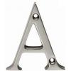 Securit Chrome Plated Metal Letter A 75mm S2958