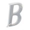 Securit Chrome Plated Metal Letter B 75mm S2959