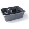 Deluxe Stackable Silver Plastic Tidy Tray 13 x 29.5 x 39.5cm PB1015-S 