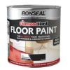 Ronseal Satin Finish Diamond Hard Floor Paint Tile Red 2.5Ltr 35754