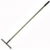 Kingfisher Carbon Twelve Tooth Steel Rake With Long Handle Silver CS540