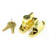 Securit Sash Locking Fastener Brass Plated 65mm S1032