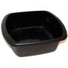 Whitefurze Heavy Duty Plastic Rectangular Washing Up Basin Sink Bowl Black Large H05076