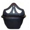 Whitefurze Venetain Wall Planter Black 31cm G020545