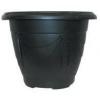 Whitefurze Venetian Planter Black Square 33cm G020165 | Material - Plastic