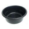 Whitefurze Plastic Round Washing Up Bowl Black 260mm H05046