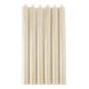 Premier Decorations Dinner Candles Ivory White 25cm Pack of 12 AC095476