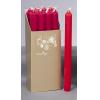 Premier Decorations Dinner Candles Red 25cm - 12Pk AC074545R