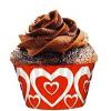 Cupcake Creations Standard Sweet Heart Baking Cups 32Pk CC8831