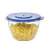 Easy Cook Microwave Mini Pot Blue and Clear 300ml MC970