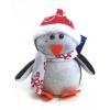 Premier Battery Operated Cotton Snowman Red and White 17cm LV121843