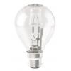 Lloytron Energy Saver B22 Halogen Incandescent Round Golf Bulb Warm White 18W-25W B3840BL