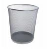 Apollo Mesh Waste Paper Basket Silver 8291