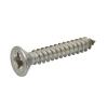 Best Hardware Bright Zinc Plated Pozi Drive Countersunk Head Screws Bright Silver 4.0 x 25mm 20Pk 30349