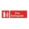 Best Self Adhesive Signs Fire Extinguisher Red 42192