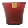 Ivyline Recycled Glass Flare Ruby Pot - 18cm 70068RU