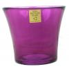 Ivyline Recycled Glass Flare Amethyst Pot - 18cm 70068AT