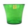 Ivyline Recycled Glass Flare Orchid Pot Emerald Gloss 13.5cm 70070EM 