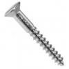 Bulk Hardware Slotted Head Countersunk Woodscrews Bright Zinc plated 1.25-Inch x 6-Inch 30175