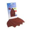 National Abrasives Assorted Red Aluminium Oxide Multi Sander Sheets 5Pk 003956 