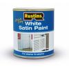 Rustins Quick Dry Satin Finish Interior and Exterior Paint White 250ml WHISW250