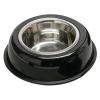 Premier Housewares Black Enamel Stainless Steel Pet Food Bowl Small 0305159