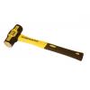 Globemaster Fibreglass Mini Sledge Hammer Yellow And Black 3lbs 5345