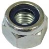 Self Locking Nuts Bright Zinc Plated 6mm Pack Of 8 30070