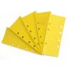 National Abrasives Size 1/3 Yellow Aluminium Oxide Sanding Sheets 5Pk 009859