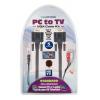 Lloytron PC to TV VGA Cable Kit Black 5Mtr A2604