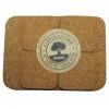 Apollo Housewares Cork Placemats with Cork Coasters Set Beige Set of 8 1634