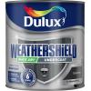 Dulux Weathershield Exterior Wood and Metal Quick Dry Undercoat Paint Dark Grey 2.5Ltr 5092085 | Touch Dry in Just 2Hr | Flexible to Resist Cracking