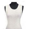 RJM Accessories Ladies Sleeveless Thermal Vest Off White BR157 